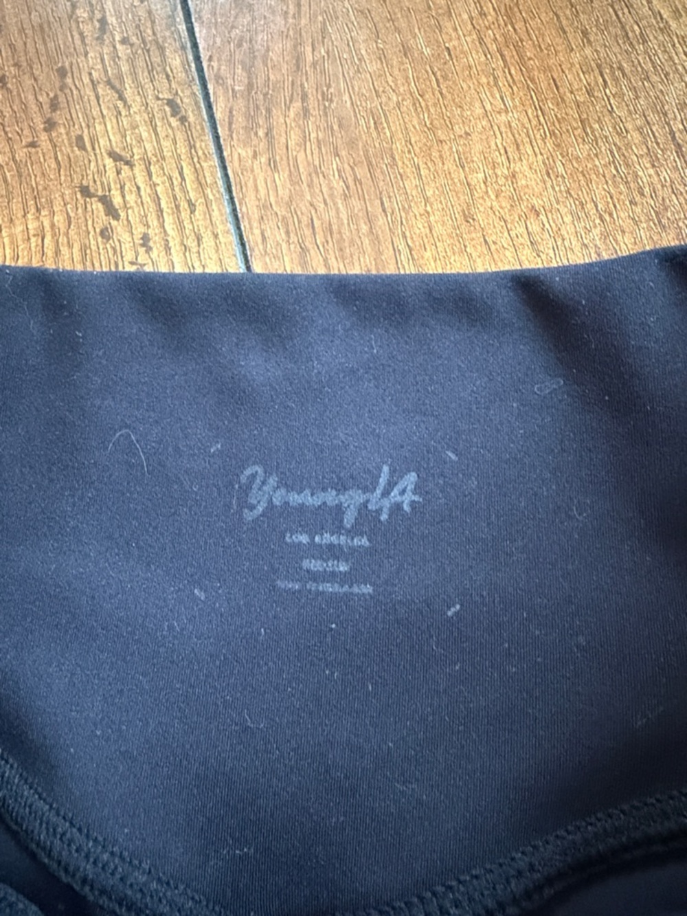 YoungLA Women's Black Athletic High-Waist Shorts - Picture 3 of 3